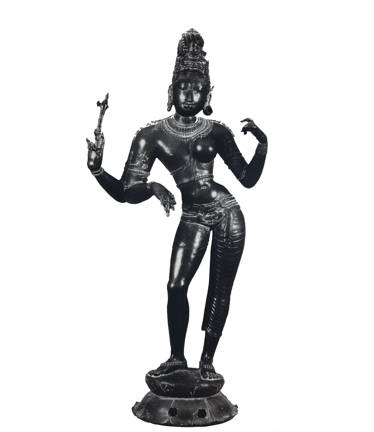 Half Uma and Half Shiva (Ardhanarishvara)