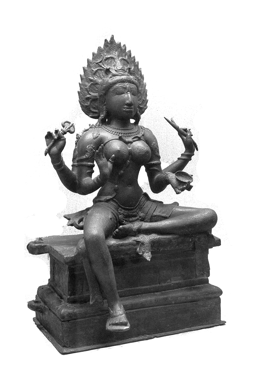 Uma's manifestation as Kali