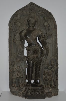 Khasarpana Avalokiteshvara Basalt Stone 9-10 Century CE, Nalanda Museum Accession no: 00007