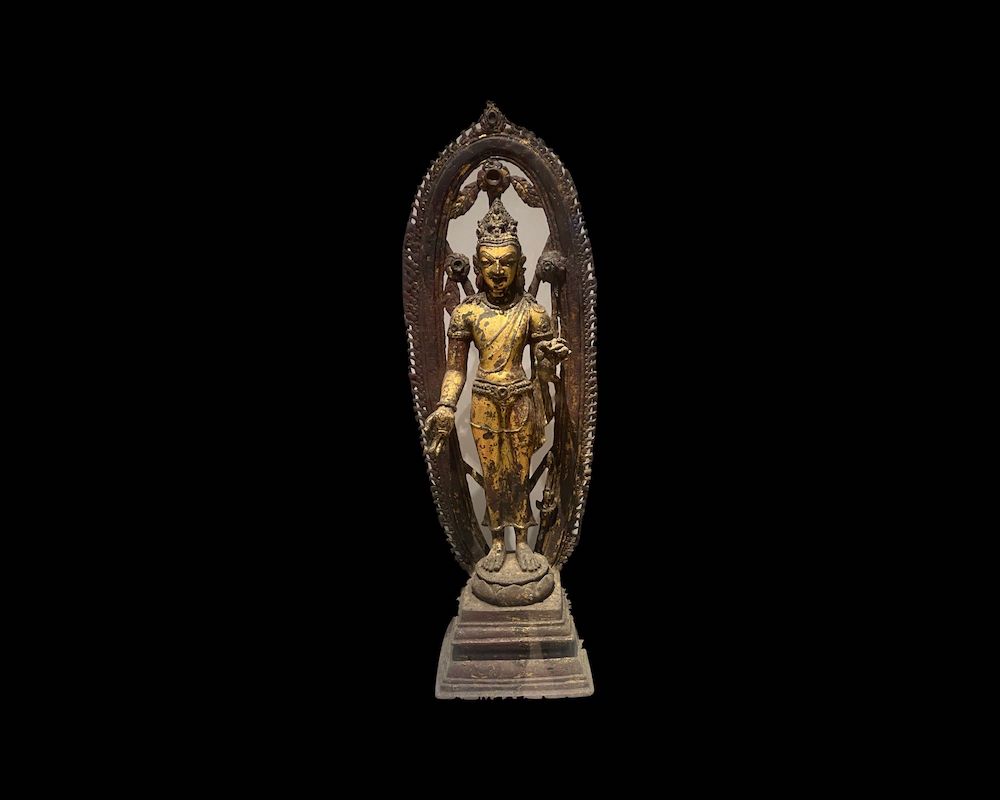 Standing Padmapani, Pala Dynasty, 9-10th Century CE. National Museum, Delhi, Accession no: 47.43