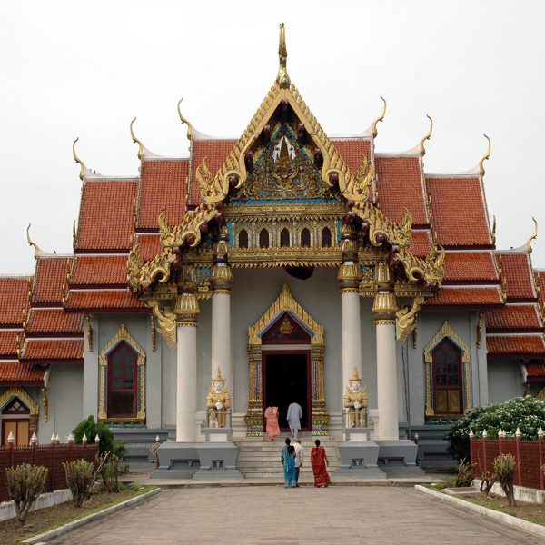 Wat Thai Buddhagaya, Bodhgaya Gaya, Bihar, 1957, Frederick M. Asher, FA_00046