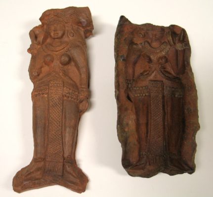 Terracotta mold of a grotesque figure, Greek