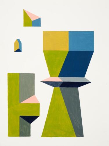 Sameer Kulavoor, Dysfunctional 6, 2020, Acrylic and watercolour on paper, 19 x 14 in.