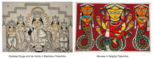 Medinipur and Kalighat Patachitra